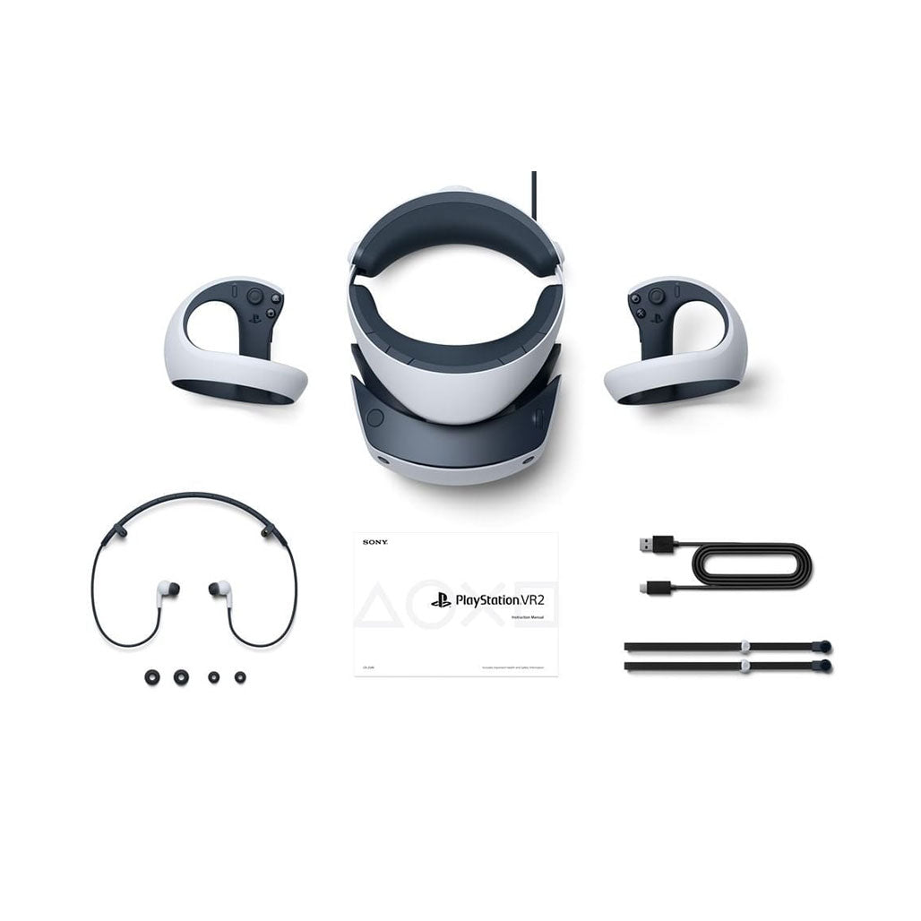 A Photo Of Sony PlayStation VR2 Headset – Next-Gen Virtual Reality with 4K HDR, Eye Tracking, and PS VR2 Sense Controllers