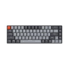 A Photo Of Porodo 68-Keys Wireless Mechanical Keyboard (English/Arabic) Ergonomic Stylish