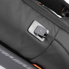 A Photo Of Porodo Gaming Water-Resistant PU Laptop Backpack With USB-C Port - Black