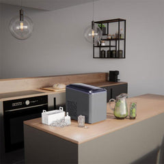 A Photo Of Porodo Lifestyle Portable Outdoor Ice Cube Machine 2.2L 12kg - PD-LSICMV2-BK