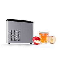 A Photo Of Porodo Lifestyle Portable Outdoor Ice Cube Machine 2.2L 12kg - PD-LSICMV2-BK