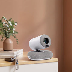A Photo Of Porodo Lumacast - Smart Full HD Projector Auto Focus & Keystone