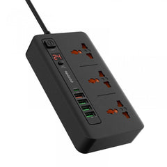 A Photo Of Porodo Multi-Port Power HUB 4 USB-A/USB-C Ultimate Home & Office Kit 2M