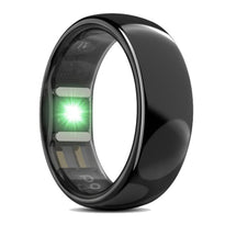 Porodo Smart Wearable Ring Size 8 (Small) - Black - Health Monitoring, Mood & Stress Detection, Activity Tracking