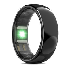 A Photo Of Porodo Smart Wearable Ring Size 8 (Small) - Black - Health Monitoring, Mood & Stress Detection, Activity Tracking