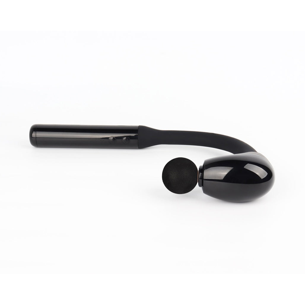 A Photo Of Porodo Therapist Massage Hammer - Black | Deep Tissue Massager, 5 Intensity Levels, Quiet Operation, 1500mAh Battery