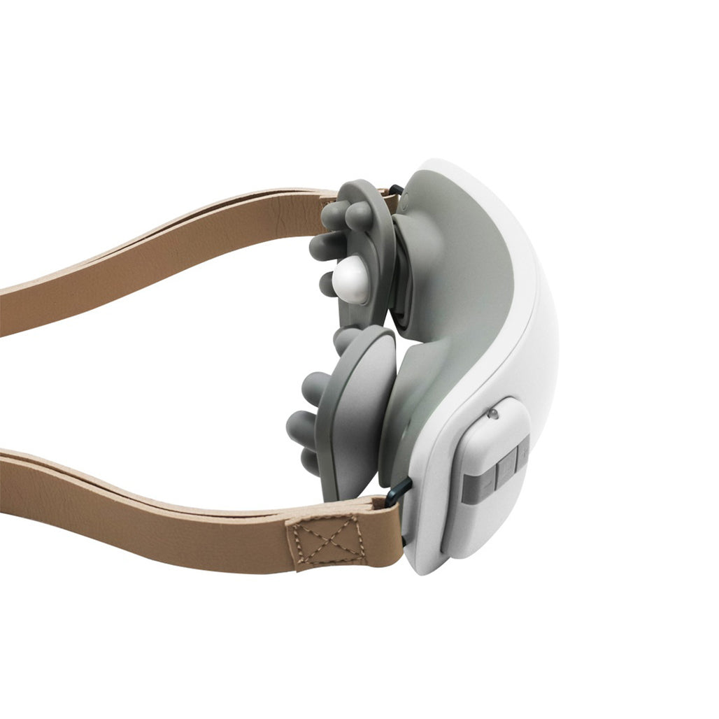 A Photo Of Porodo Lifestyle Neck Massager with Remote controller - White | PD-LSNMR-WH