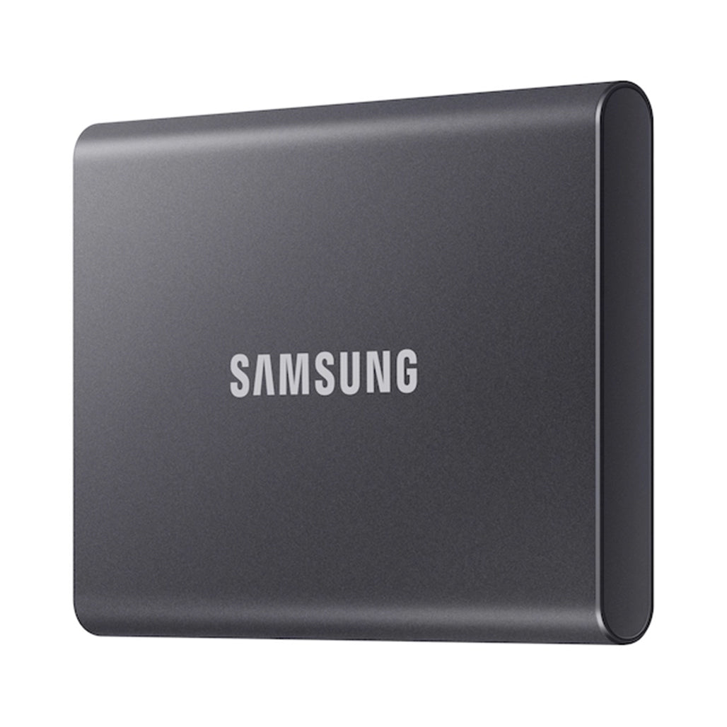 A Photo Of Samsung Portable SSD T7 - USB 3.2 Gen 2 - Gray