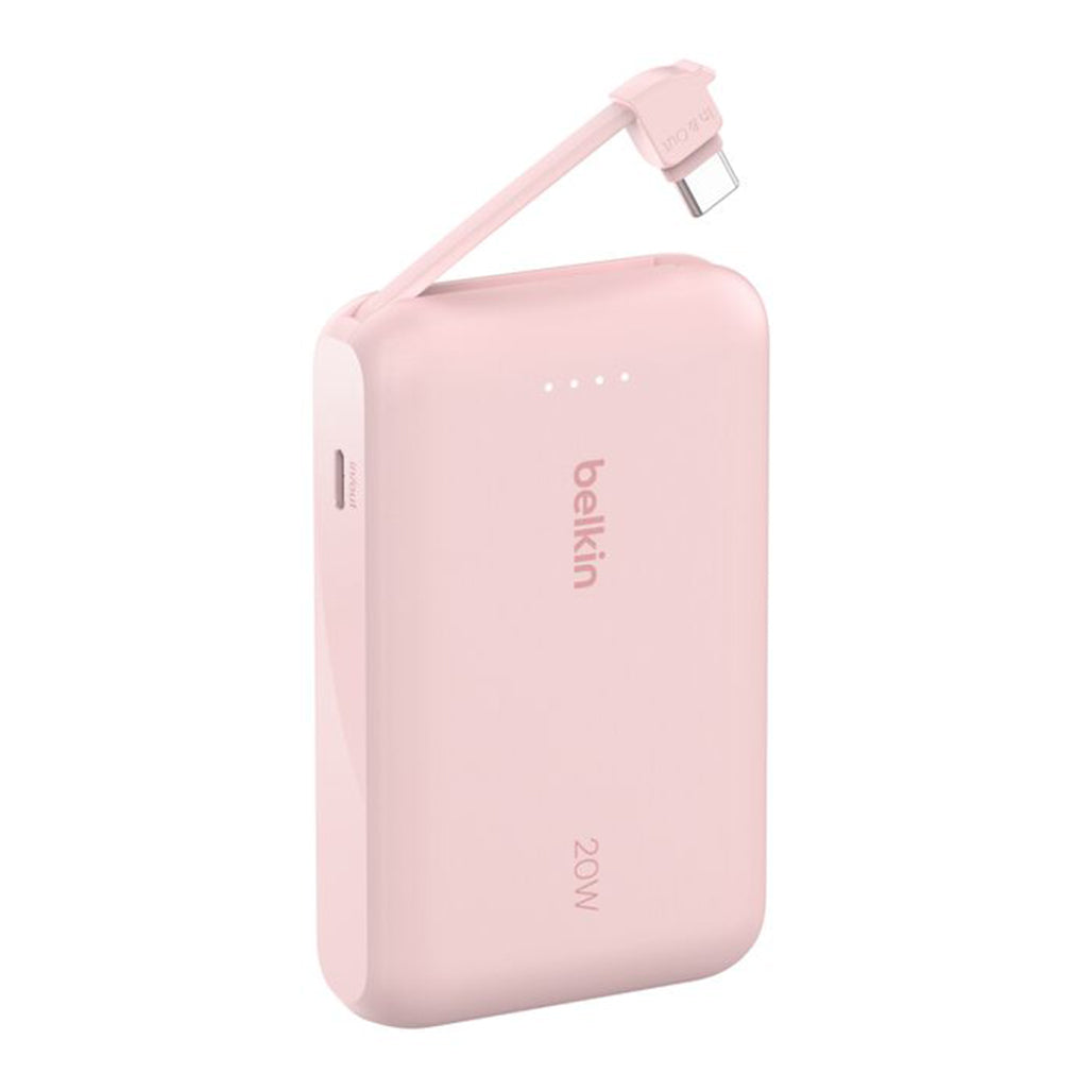 A Photo Of Belkin 10,000mAh Power Bank with Integrated USB-C Cable