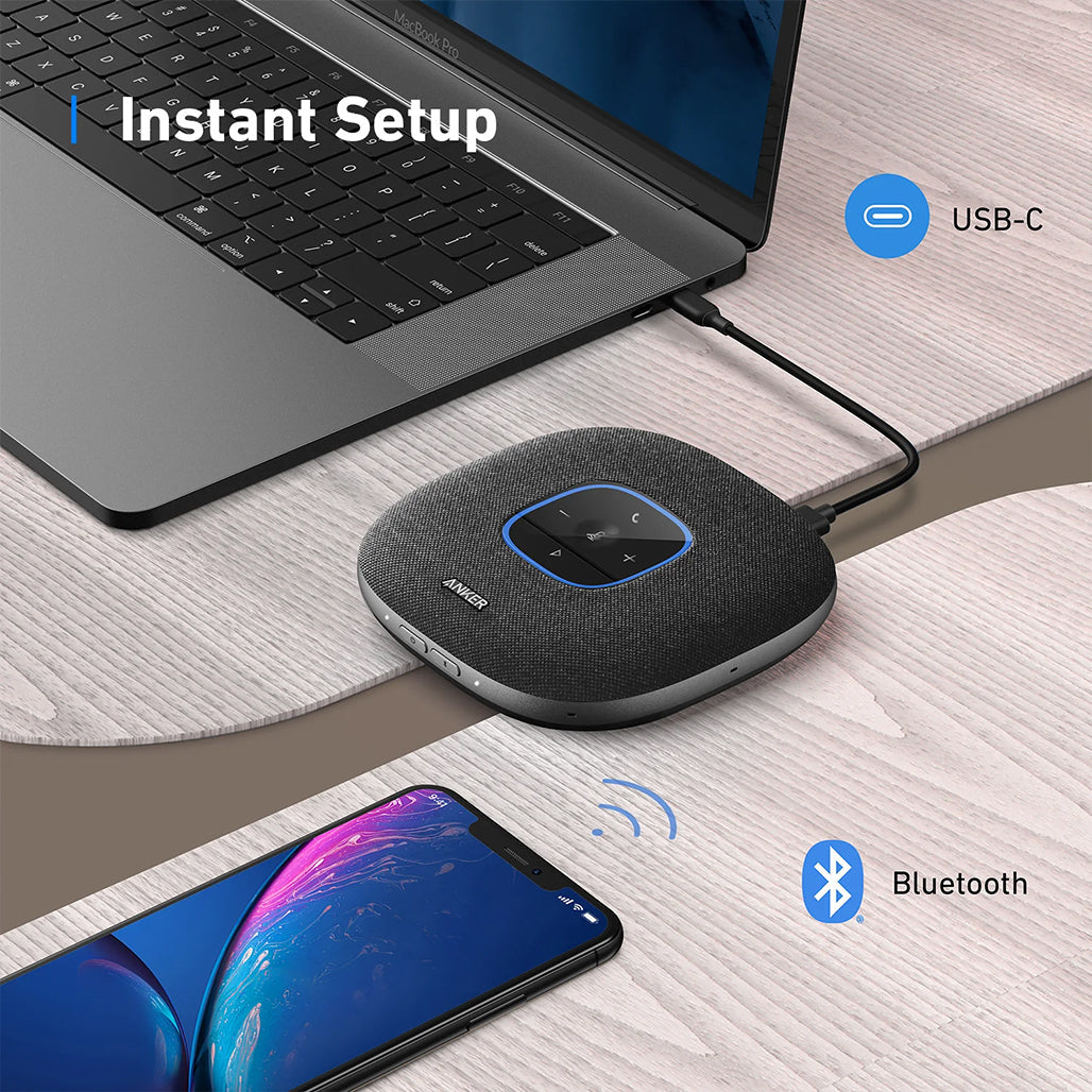 A Photo Of Anker PowerConf S3 Bluetooth Conference Speakerphone