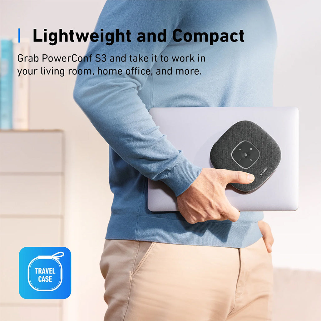 A Photo Of Anker PowerConf S3 Bluetooth Conference Speakerphone