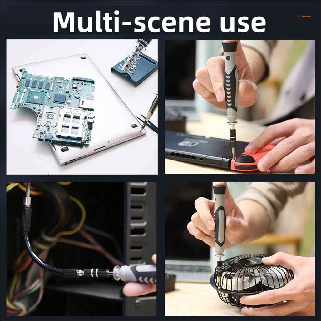 A Photo Of Precision Screwdriver Set 150 Pieces - CRV-117 | 130-in-1 CR-V Screwdriver Kit with 117 Magnetic Bits for Laptop and Electronic Repair