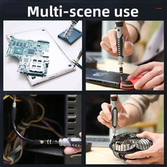 A Photo Of Precision Screwdriver Set 150 Pieces - CRV-117 | 130-in-1 CR-V Screwdriver Kit with 117 Magnetic Bits for Laptop and Electronic Repair