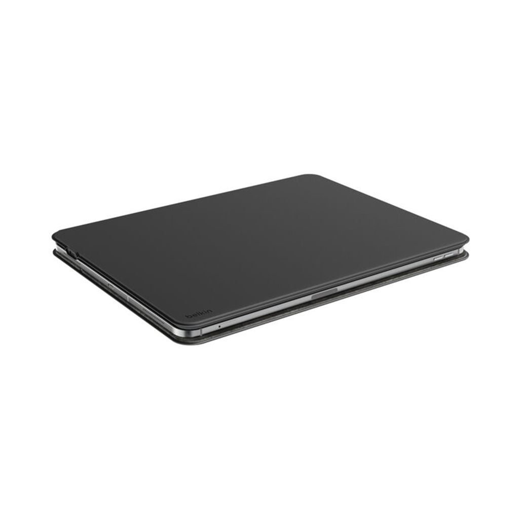A Photo Of Belkin Pro Keyboard Case with Arabic Keys & Magnetic Stand for iPad Pro 13