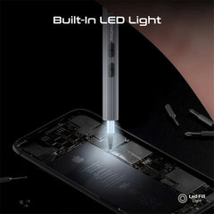 A Photo Of Promate ProTools-62A - 62-Piece Cordless Electric Screwdriver Kit with LED Light and High-Quality S2 Steel Bits