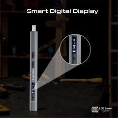 A Photo Of Promate ProTools-62A - 62-Piece Cordless Electric Screwdriver Kit with LED Light and High-Quality S2 Steel Bits