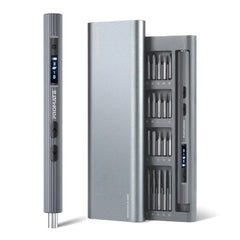 A Photo Of Promate ProTools-62A - 62-Piece Cordless Electric Screwdriver Kit with LED Light and High-Quality S2 Steel Bits