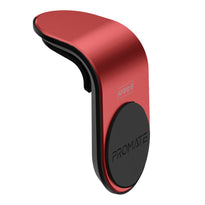 Promate AirGrip-3 360 Degree Air Vent Magnetic Holder | Universal Car Mount - Red