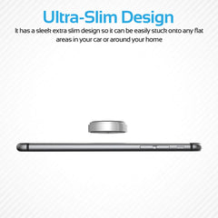 A Photo Of Promate MagMini Magnetic Phone Mount with Quick-Snap Technology – Cradleless Dashboard Mount for Smartphones and Tablets