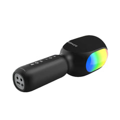 A Photo Of Promate VocalMic 5-in-1 Wireless Karaoke Microphone & Speaker | Bluetooth 5.0, RGB Lighting, TWS Duet Mode