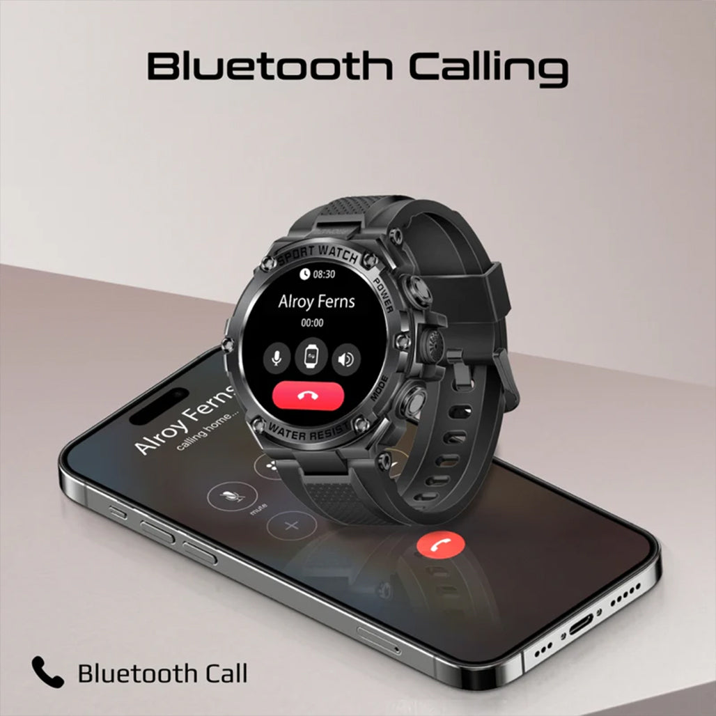 A Photo Of Promate XWatch-R19 Fitness Tracker Smartwatch with Bluetooth Calling | 1.53