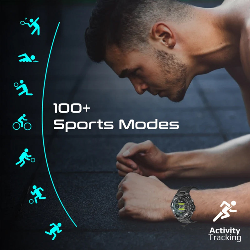 A Photo Of Promate XWatch-R19 Fitness Tracker Smartwatch with Bluetooth Calling | 1.53