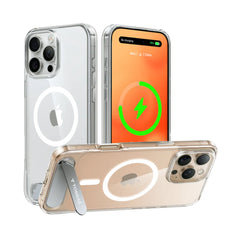 A Photo Of Torras Pstand MagSafe Case for iPhone 16 Pro | Slim, Durable, and Magnetic Case with Adjustable Stand