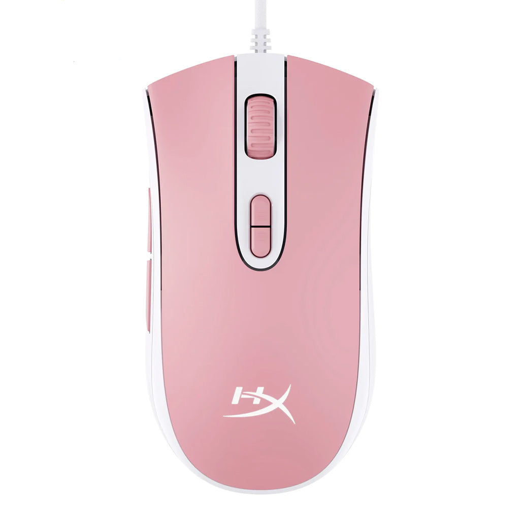 A Photo Of HyperX Pulsefire Core Pink - RGB Gaming Mouse | High Precision Optical Sensor & Customizable Lighting