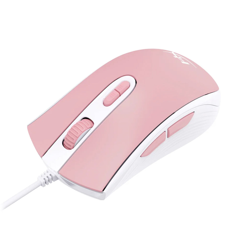 A Photo Of HyperX Pulsefire Core Pink - RGB Gaming Mouse | High Precision Optical Sensor & Customizable Lighting