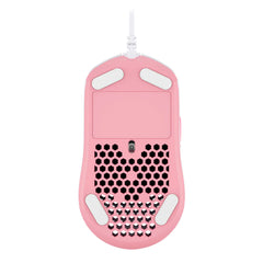 A Photo Of HyperX Pulsefire Haste Wired Lightweight Gaming Mouse - White/Pink