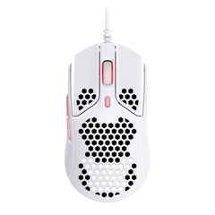 A Photo Of HyperX Pulsefire Haste Wired Lightweight Gaming Mouse - White/Pink