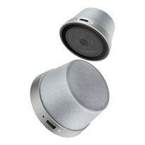 Promate Punch Mini Bluetooth Speaker with MagSafe Compatibility – 3W Portable Silver Speaker