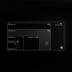 A Photo Of SteelSeries QCK 3XL Gaming Mouse Pad | Extra-Large Cloth Surface for Ultimate Precision | 41458