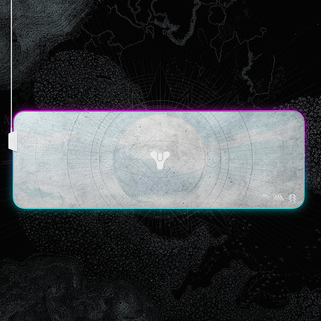 A Photo Of SteelSeries QCK PRISM XL Destiny Edition Gaming Mouse Pad | RGB Illumination & Exclusive In-Game Item | 5451946