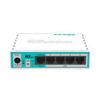 MikroTik hEX Lite RB750r2 - Compact 5-Port Ethernet Router with 850MHz CPU and 64MB RAM
