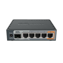 MikroTik hEX S RB760iGS - High-Performance 5-Port Gigabit Router with SFP, USB, Dual-Core 880MHz CPU, and 256MB RAM