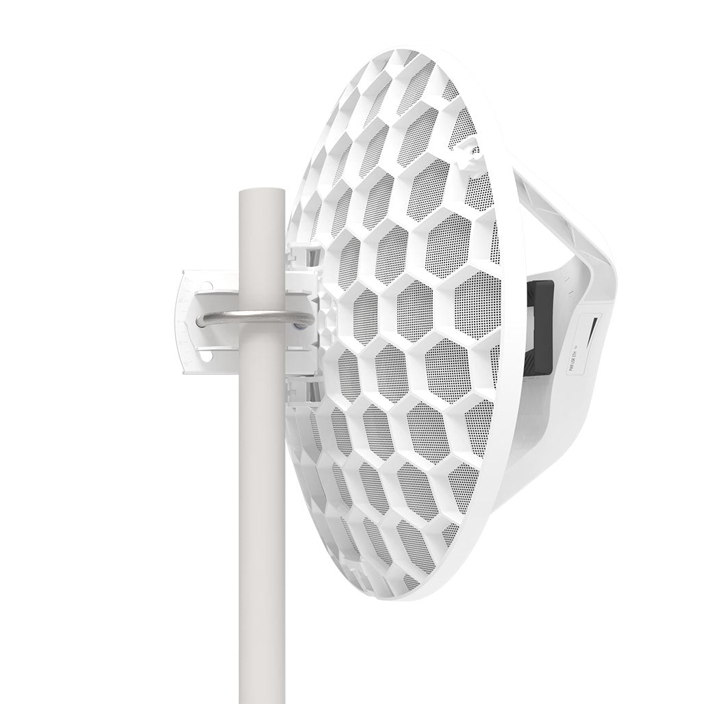 A Photo Of MikroTik Wireless Wire Dish 2 Gb/s Aggregate Link Kit | RBLHGG-60adkit - High-Speed 60 GHz Wireless Solution