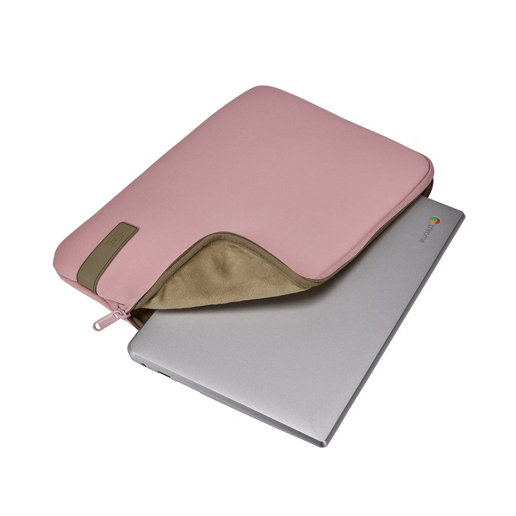 A Photo Of Case Logic Reflect 13-Inch Laptop Sleeve - Zephyr Pink - REFPC-113