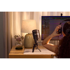 A Photo Of Rode NT-USB+ - Professional USB Microphone for Podcasting, Streaming, and Recording