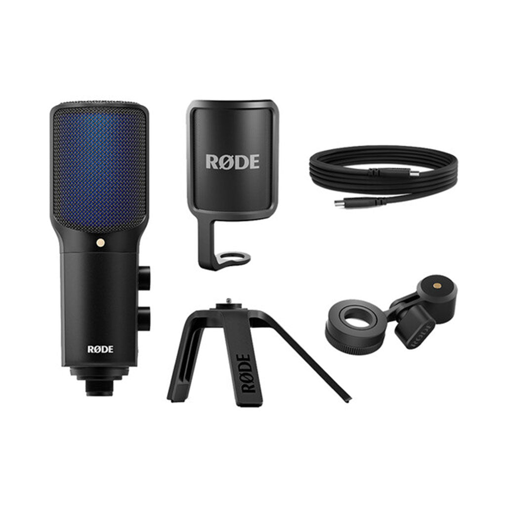A Photo Of Rode NT-USB+ - Professional USB Microphone for Podcasting, Streaming, and Recording