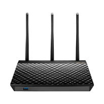 Asus RT-AC66U B1 AC1750 Dual Band Gigabit WiFi Router with AiMesh for mesh wifi system and AiProtection from Asus sold by 961Souq-Zalka