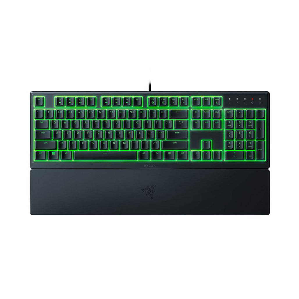 A Photo Of Razer Ornata V3 X – RGB Wired Full-Size Gaming Keyboard with Razer Chroma™ Lighting