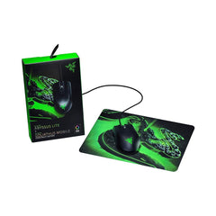 A Photo Of Razer Abyssus Lite & Goliathus Mobile Construct Edition Bundle – High-Precision Gaming Mouse and Ultra-Slim Mouse Mat