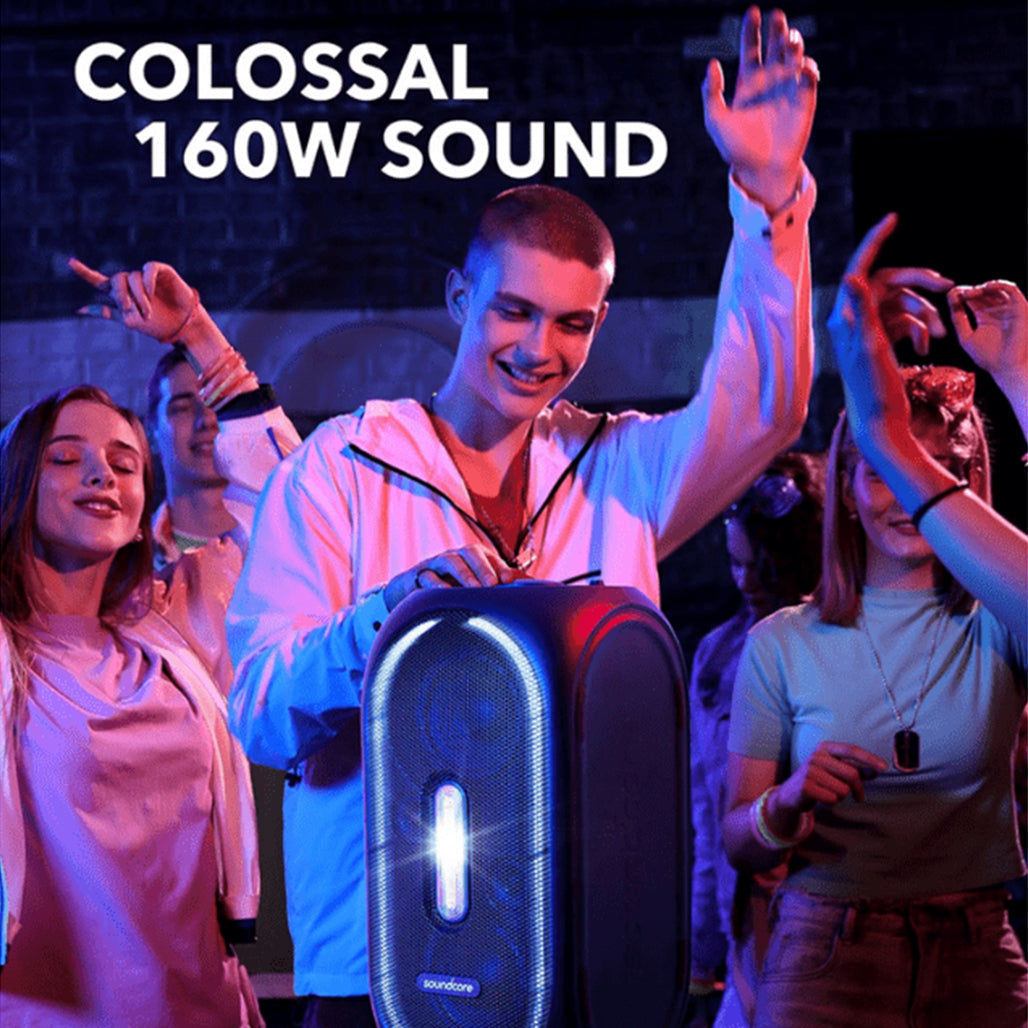 A Photo Of Anker Soundcore Rave+ Bluetooth Party Speaker – Powerful 160W Sound, PartyCast Technology, and 24-Hour Playtime