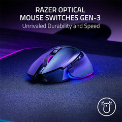 A Photo Of Razer Basilisk V3 Pro 35K Wireless Ergonomic Gaming Mouse with HyperScroll Tilt Wheel, 13 Programmable Buttons, and Chroma RGB Lighting