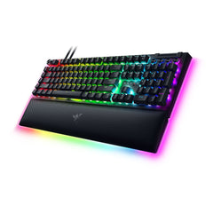 A Photo Of Razer BlackWidow V4 Pro - Wired Full-Size Gaming Keyboard with Green Switches