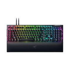 A Photo Of Razer BlackWidow V4 Pro - Wired Full-Size Gaming Keyboard with Green Switches