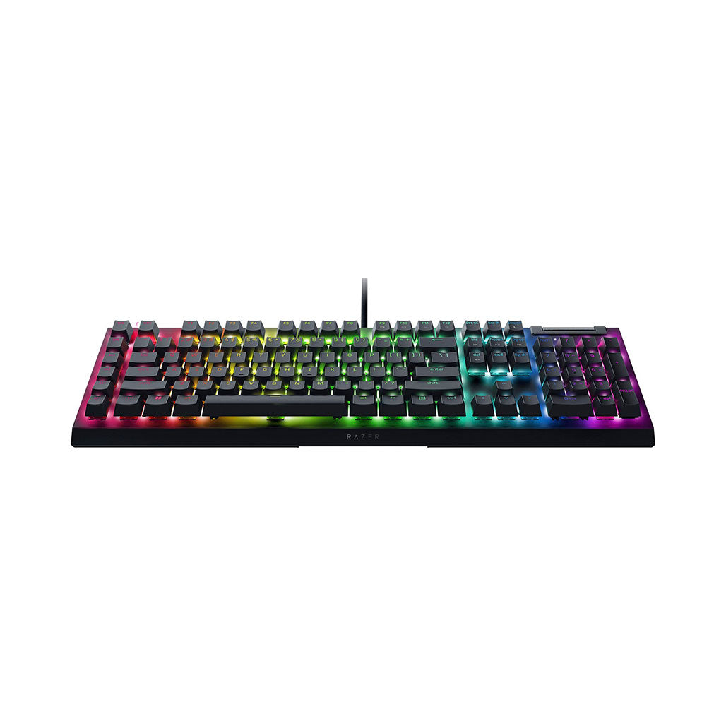 A Photo Of Razer BlackWidow V4 X - Wired Full-Size Mechanical Gaming Keyboard with Green Switches
