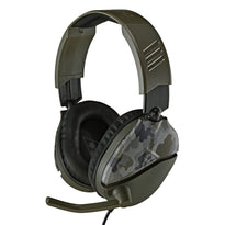 Turtle Beach Recon 70 Green Camo Multiplatform Gaming Headset | High-Quality 40mm Speakers & Comfortable Design