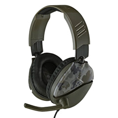 A Photo Of Turtle Beach Recon 70 Green Camo Multiplatform Gaming Headset | High-Quality 40mm Speakers & Comfortable Design